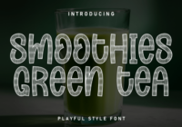 Smoothies Green Tea Font - Featured Image