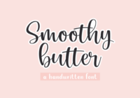 Smoothy Butter Font - Featured Image