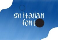 Sn Italian Font - Featured Image