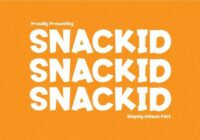 Snackid Font - Featured Image
