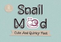 Snail Mood Font - Featured Image