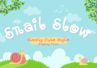 Snail Slow Font - Featured Image