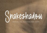 Snakeshadow Font - Featured Image