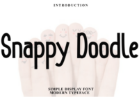 Snappy Doodle Font - Featured Image