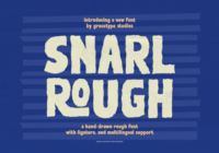 Snarl Rough Font - Featured Image