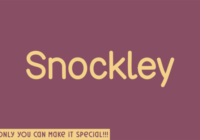 Snockley Rounded Font - Featured Image