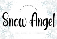 Snow Angel Font - Featured Image