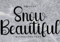 Snow Beautiful Font - Featured Image