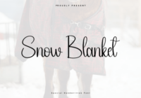 Snow Blanket Font - Featured Image