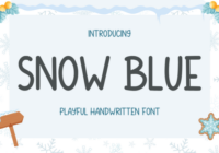 Snow Blue Font - Featured Image