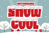 Snow Cool Font - Featured Image