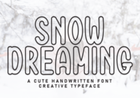 Snow Dreaming Font - Featured Image