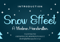 Snow Effect Font - Featured Image