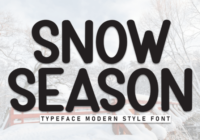 Snow Season Font - Featured Image