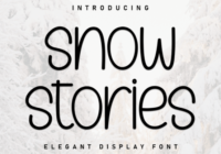 Snow Stories Font - Featured Image