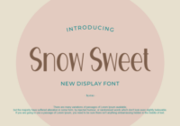 Snow Sweet Font - Featured Image