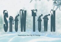 Snow Town Font - Featured Image