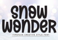 Snow Wonder Font - Featured Image
