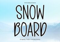 Snowboard Font - Featured Image