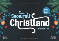 Snowfall Christland Font - Featured Image