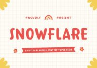 Snowflare Font - Featured Image