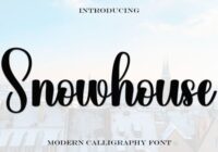 Snowhouse Font - Featured Image
