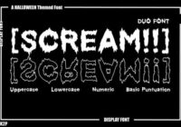 [scream!!] Font - Featured Image
